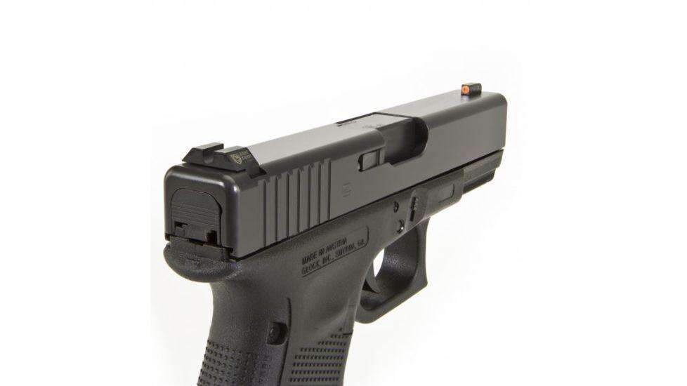 Sights Lasers Night Fision LLC Ready Series Perfect Dot Off Student Gun Accur8 NS Set w/Org Frnt+Blk Sq for Glk 17-39